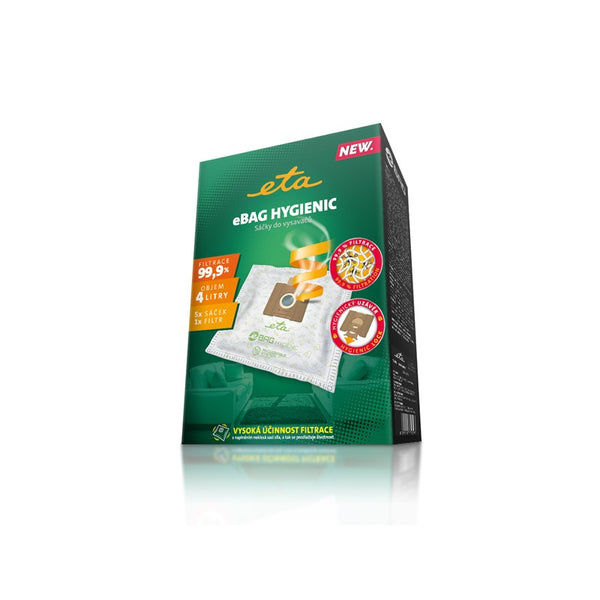Worki do odkurzaczy ETA eBag Hygienic 9600 68010 (5 ks)