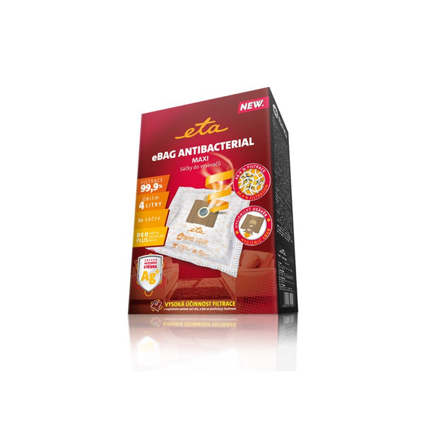 Worki do odkurzaczy ETA eBag Antibacterial Maxi 9600 68021 (5 ks)
