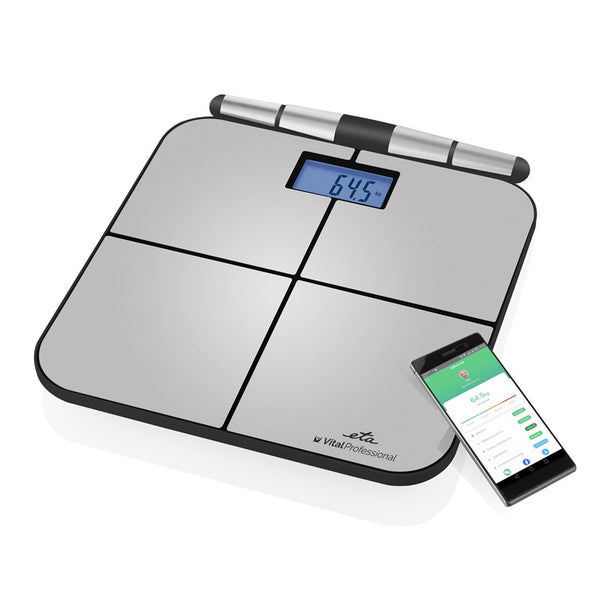 Waga ETA Vital Professional s aplikací 8781 90000 INOX/Czarna