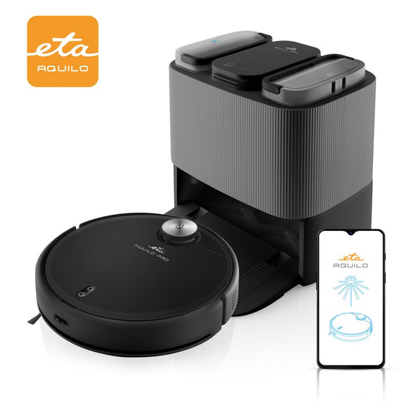 Odkurzacz robot ETA Aquilo PRO 7243 90000 Czarny