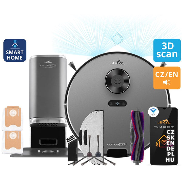 Odkurzacz robot ETA Aurum Aurum PRO 6241 90000 Szary